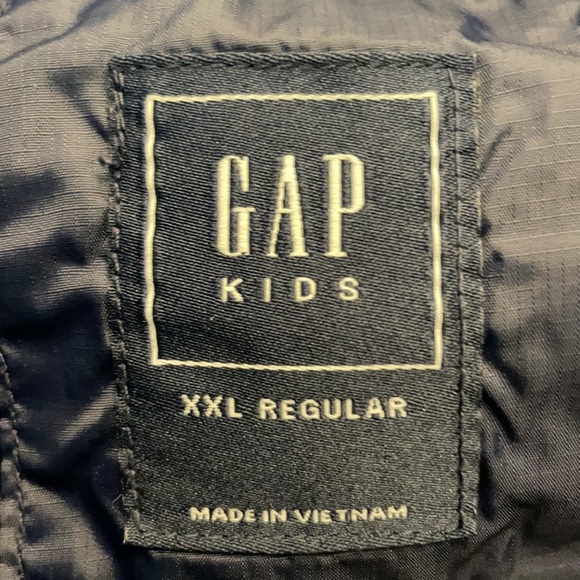 Boys XXL puffer vest Like brand new Gap Navy - Picture 3 of 3